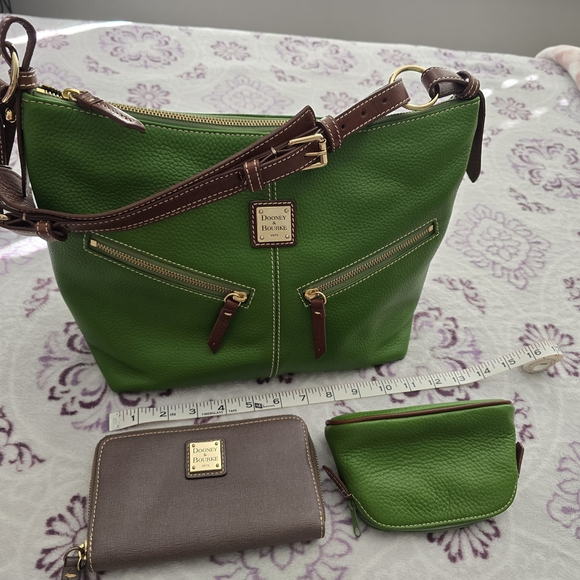 Dooney & Bourke Green and Gray Women's Bag Set - Picture 3 of 14